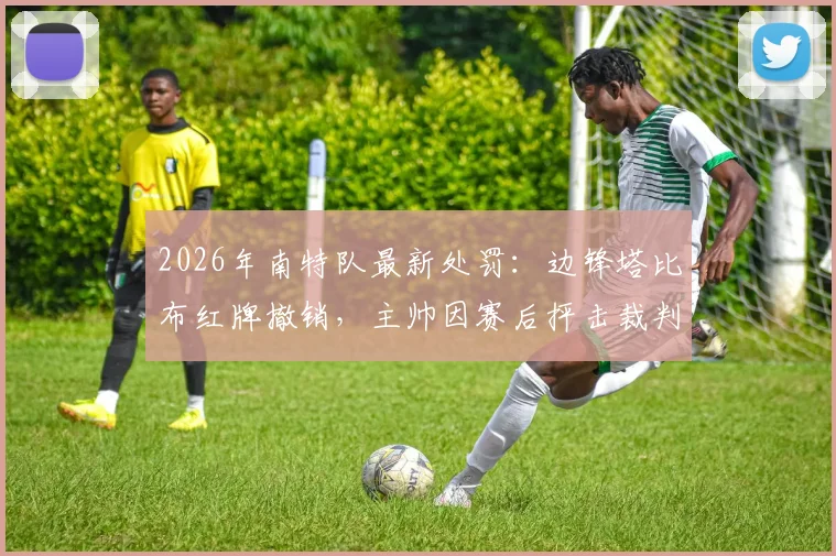 2026年南特队最新处罚：边锋塔比布红牌撤销，主帅因赛后抨击裁判被禁赛四场